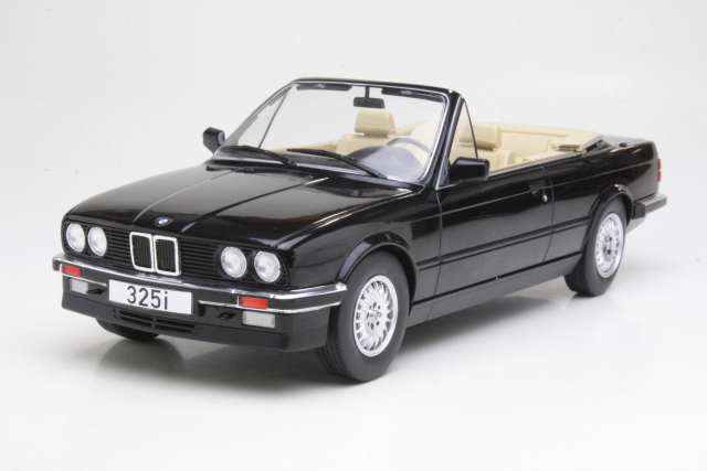 BMW 325i (e30) Cabriolet 1985, musta