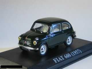 Fiat 600 1957, tummanvihreä