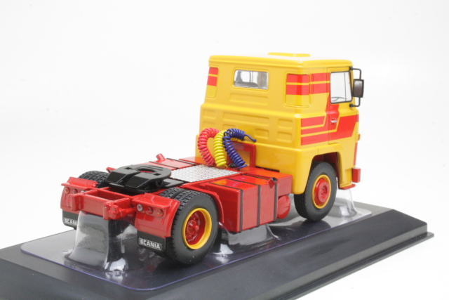 Scania LBT 141 1976, keltainen/punainen