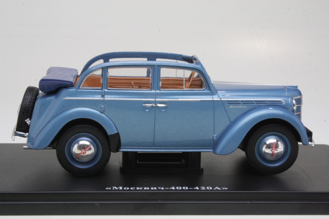 Moskvitch 400 Cabriolet 1949, sininen