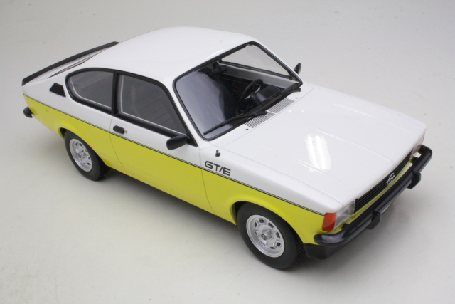 Opel Kadett C GT/E 1977, valkoinen/keltainen