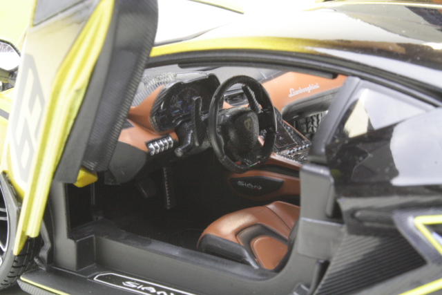 Lamborghini Sian FKP37 2020, keltainen, no.63