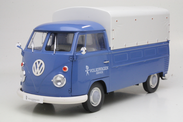VW T1 Pick-Up 1950, sininen "Volkswagen Service"