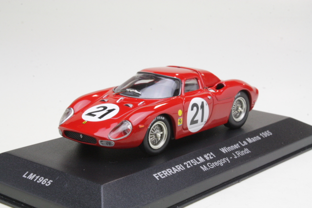Ferrari 275LM, LeMans 1965, M.Gregory/J.Rindt, no.21