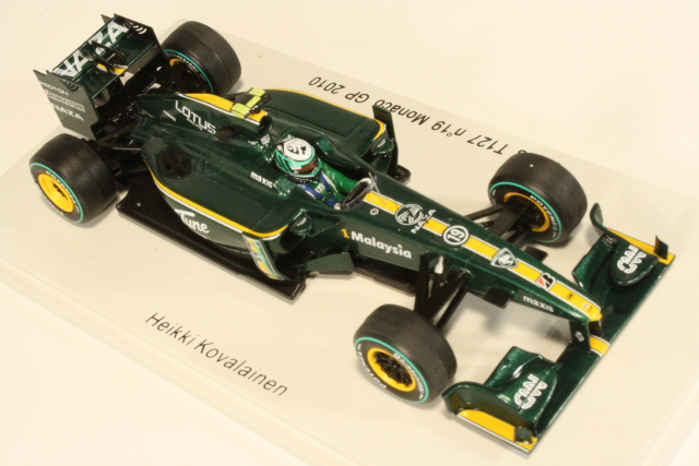 Lotus T127, Monaco GP 2010, H.Kovalainen, no.9