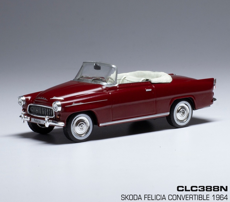 Skoda Felicia Roadster 1959, tummanpunainen