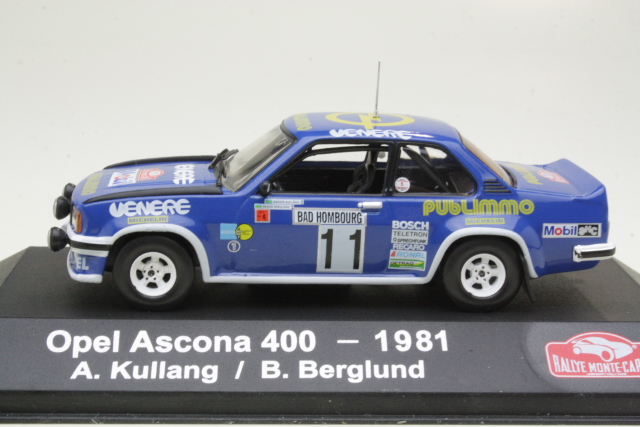 Opel Ascona B 400, Monte Carlo 1981, A.Kullang, no.11