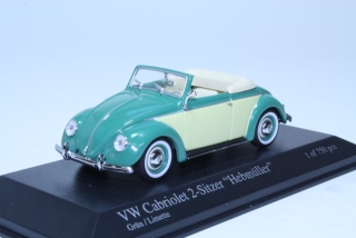 VW Hebmueller Cabriolet 1949, vihreä/keltainen