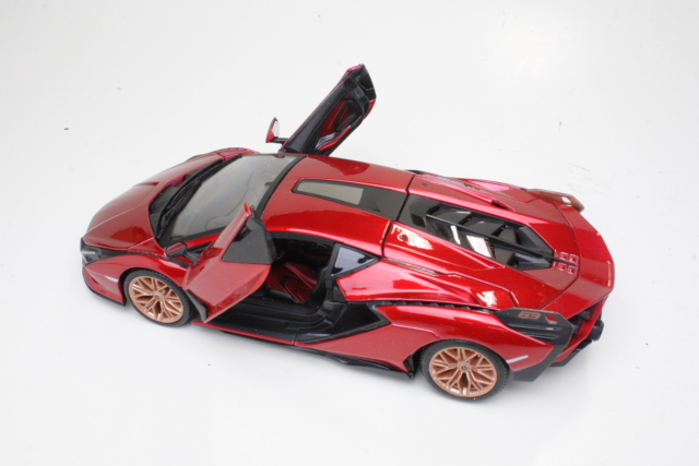 Lamborghini Sian FKP37 2019, punainen
