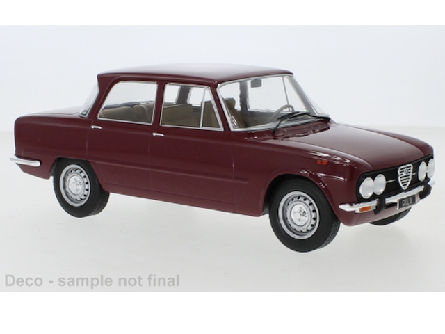 Alfa Romeo Giulia Nuova Super 1974, tummapunainen Alfa Romeo Giulia Nuova Super 1974, tummapunainen