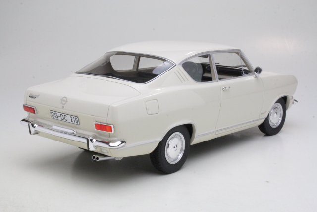Opel Kadett B Kiemen Coupe 1966, valkoinen - Sulje napsauttamalla kuva