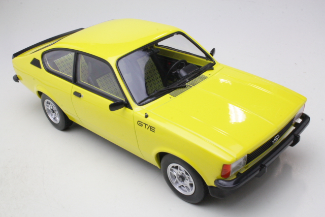 Opel Kadett C GT/E 1977, keltainen - Sulje napsauttamalla kuva