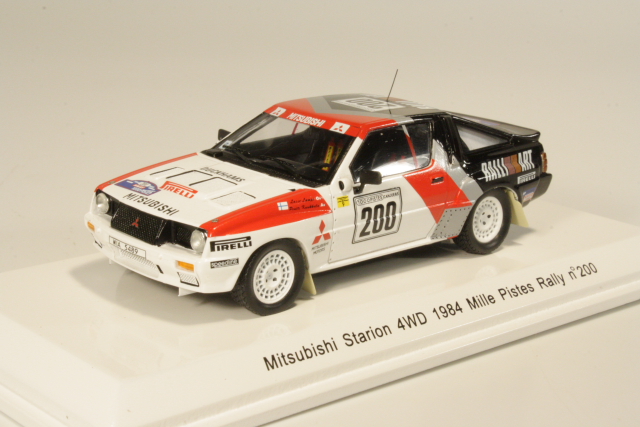 Mitsubishi Starion 4WD, Mille Pistes Rally 1984, L.Lampi, no.200