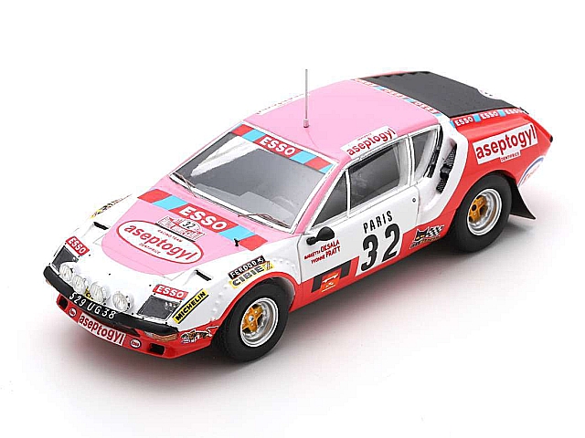 Alpine Renault A310, Monte Carlo 1977, Marketta Oksala, no.32 Alpine Renault A310, Monte Carlo 1977, Marketta Oksala, no.32