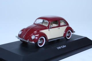 VW Kupla Ovali, punainen/kerma