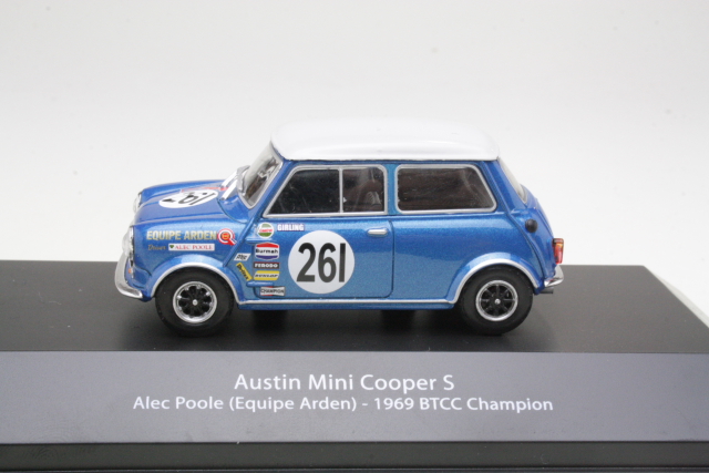 Mini Cooper S, Champion Season BTCC 1969, A.Poole, no.261