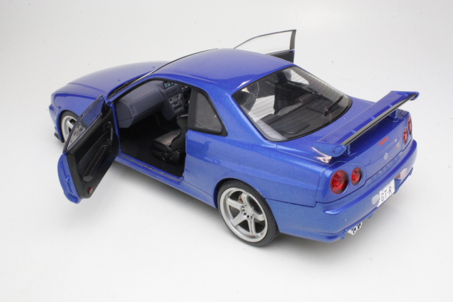 Nissan Skyline GT-R (R34) Coupe 1999, sininen