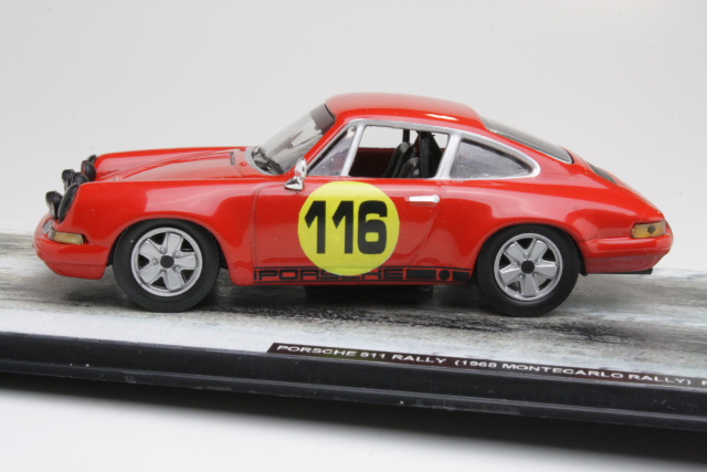 Porsche 911, Monte Carlo 1968, P.Toivonen, no.116