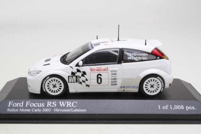 Ford Focus RS WRC, Monte Carlo 2003, M.Hirvonen, no.6