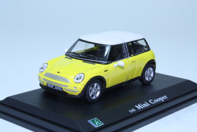 Mini Cooper 2008, keltainen/valkoinen