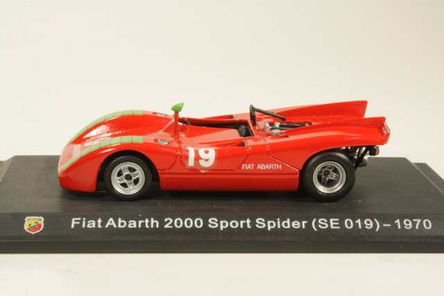 Abarth 2000 Sport Spider, 2nd Mugello 1970, L.Kinnunen, no.19