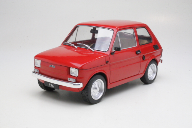 Fiat 126 1972, punainen
