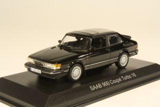 Saab 900 Turbo 16 Coupe 1991, musta