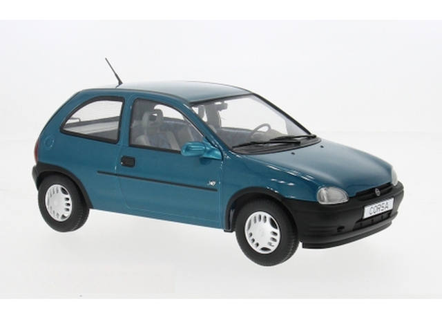 Opel Corsa B 1993, turkoosi Opel Corsa B 1993, turkoosi
