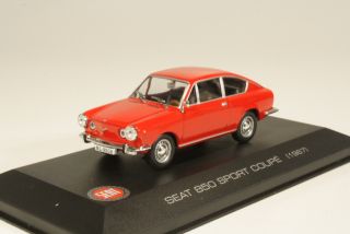 Seat 850 Sport Coupe 1967 (Fiat), punainen