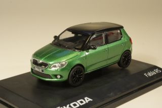 Skoda Fabia II RS 2010, vihreä/musta
