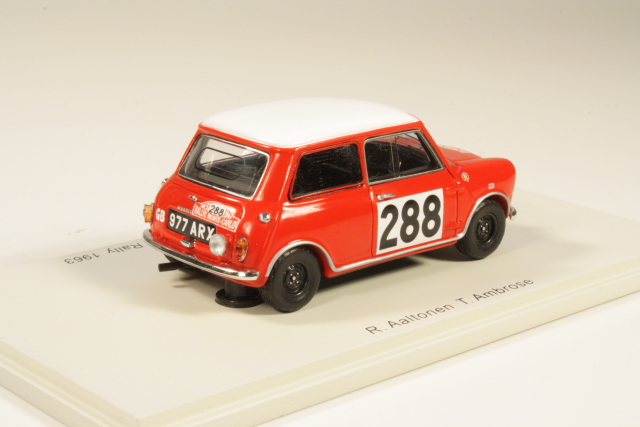 Mini Cooper, 3rd. Monte Carlo 1963, R.Aaltonen, no.288 - Sulje napsauttamalla kuva