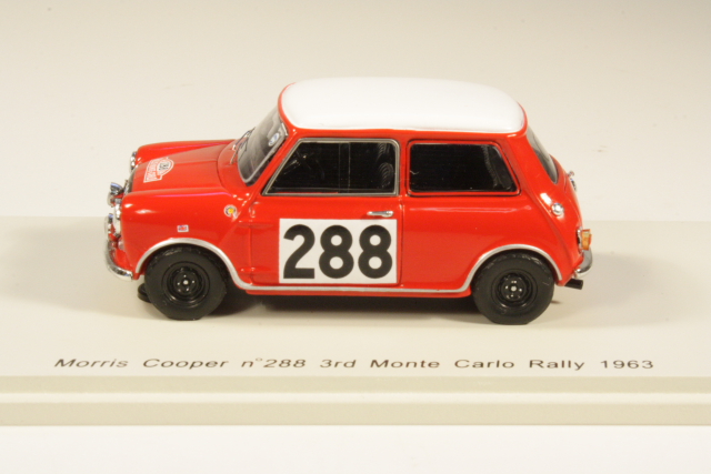 Mini Cooper, 3rd. Monte Carlo 1963, R.Aaltonen, no.288 - Sulje napsauttamalla kuva