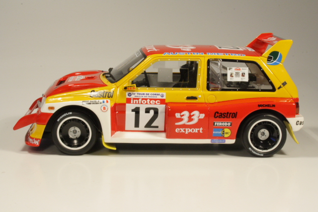 MG Metro 6R4, Tour de Corse 1986, D.Auriol, no.12