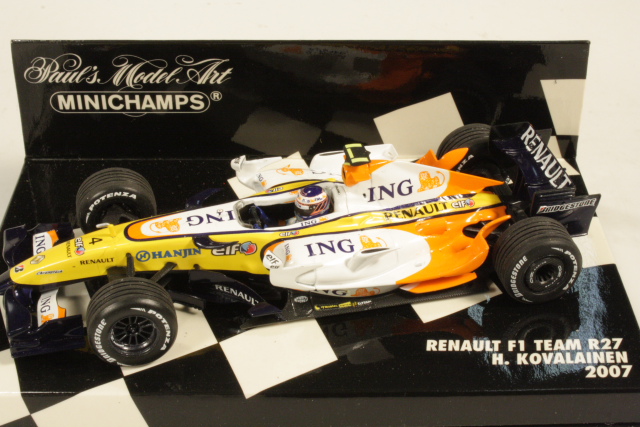 Renault F1 Team R27 2007, H.Kovalainen, no.4