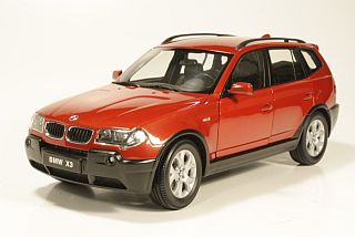 BMW X3 3.0i 2004, punainen