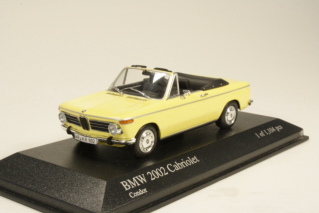 BMW 2002 Cabriolet 1971, keltainen