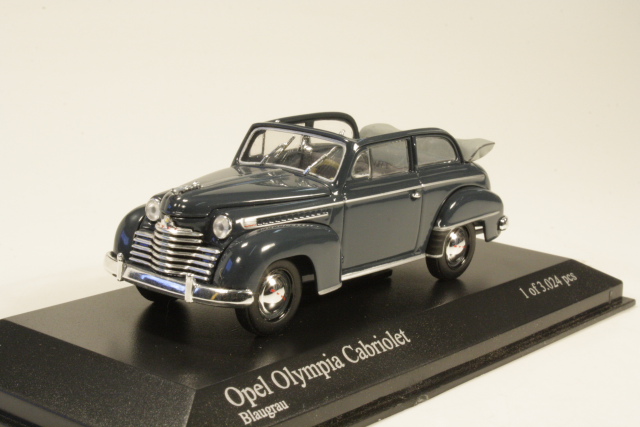 Opel Olympia Cabriolet 1952, harmaa