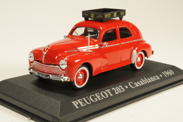 Peugeot 203 Taxi Casablanca, punainen