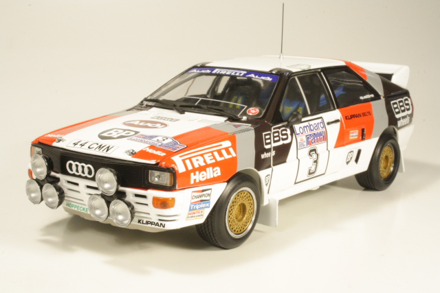 Audi Quattro A2, 1st.RAC 1983, S.Blomqvist, no.3