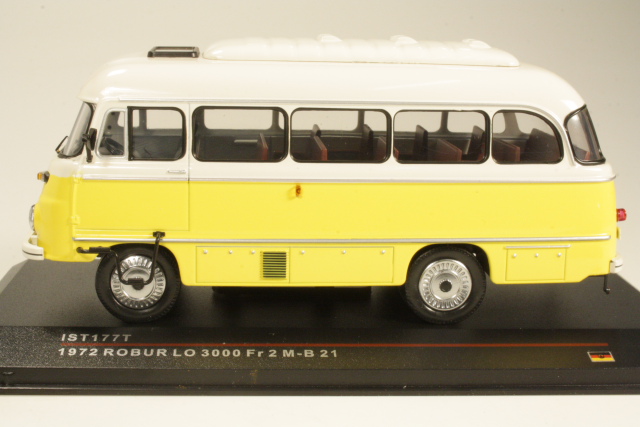 Robur LO 3000 Fr2 M-B 21 1972, keltainen/valkoinen