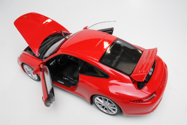 Porsche 911 (991) Carrera S 2011, punainen - Sulje napsauttamalla kuva