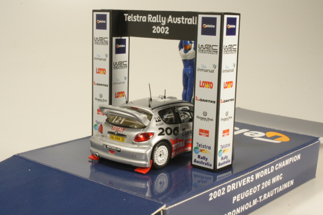 Peugeot 206 WRC, Australia 2002, M.Grönholm, no.2