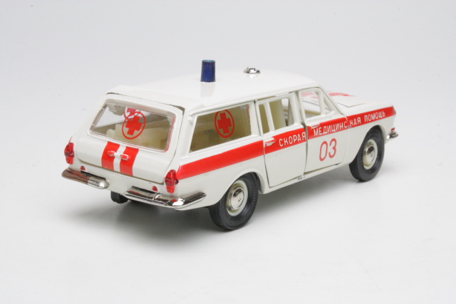 Volga GAZ 24-02 Ambulanssi, valkoinen/punainen