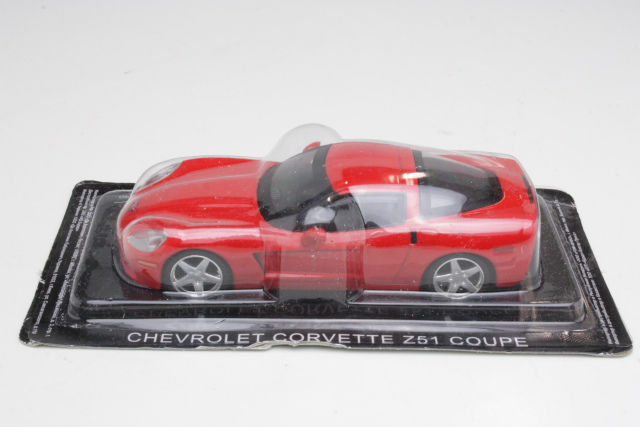 Chevrolet Corvette C6 Z51 2005, punainen - Sulje napsauttamalla kuva