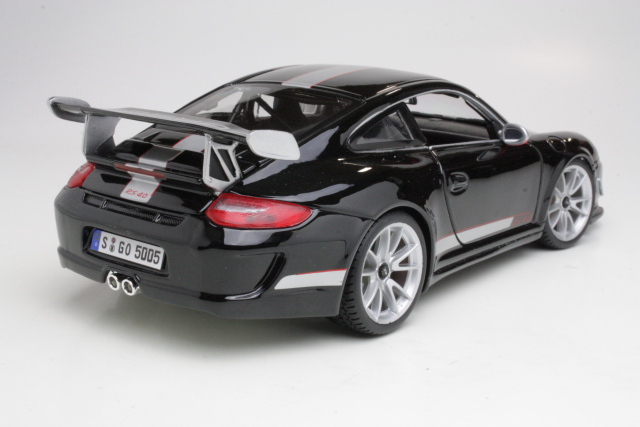 Porsche 911 GT3 RS 4.0, musta/hopea