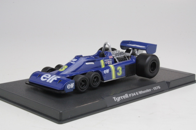 Tyrrell P34 6 wheeler, Jody Scheckter 1976, no.3