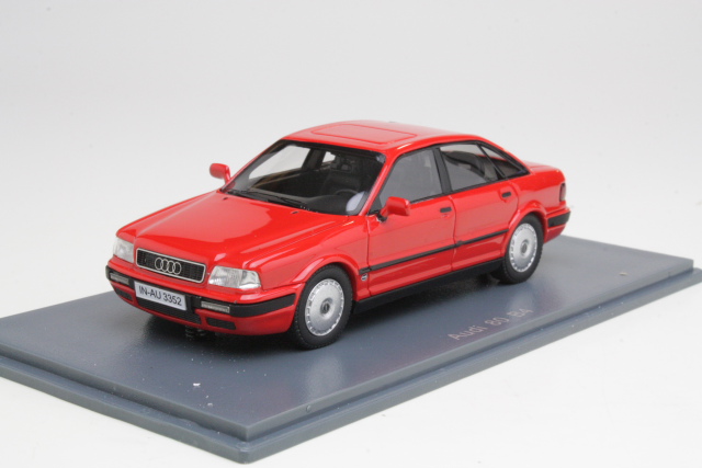 Audi 80 (B4) 1992, punainen