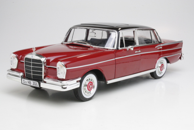 Mercedes 300SE 1961, punainen/musta