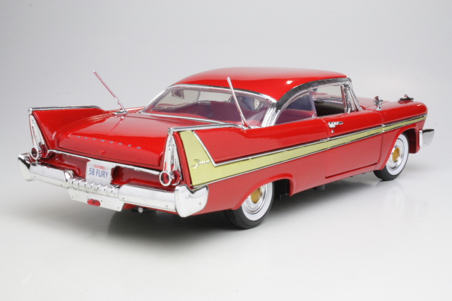 Plymouth Fury 1958, punainen/valkoinen