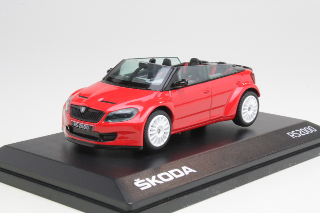 Skoda RS2000 Roadster Concept Car 2011, punainen